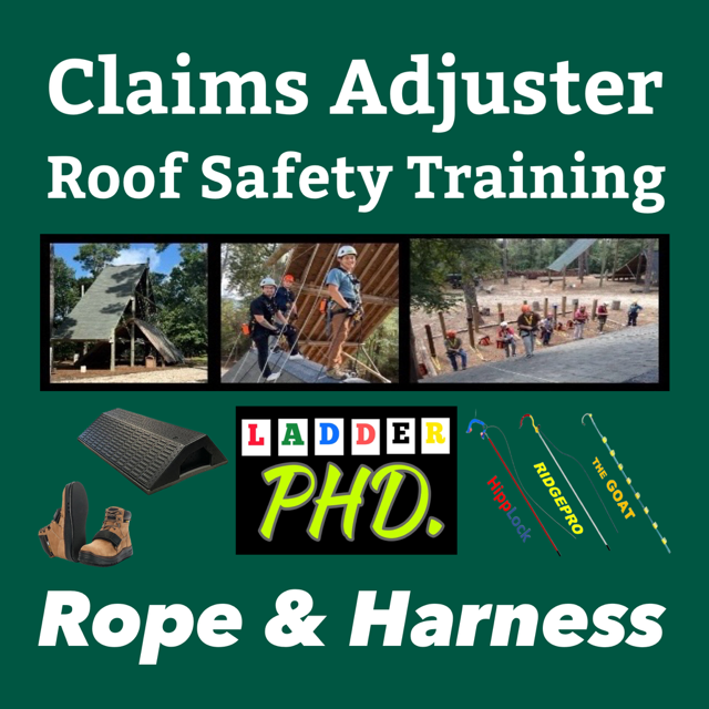 Claims Adjuster Rope & Harness Training (8hrs) – Rooftop Rope Access